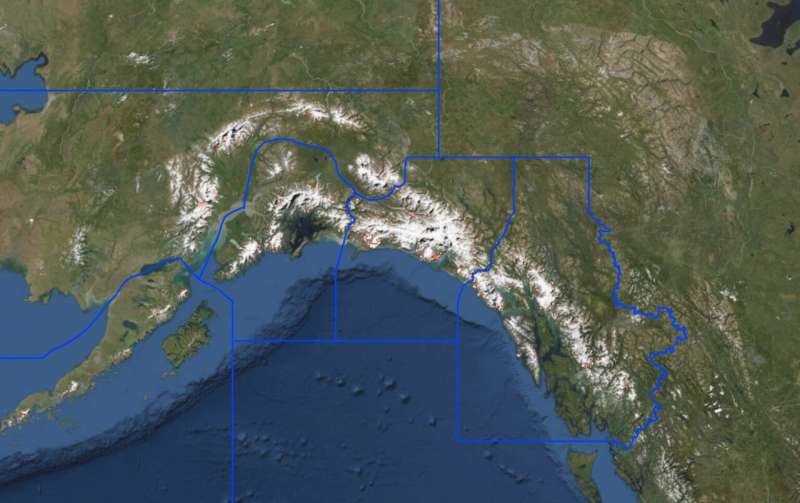 El primer estudio analiza los lagos glaciares, las represas en Alaska y el potencial de inundación