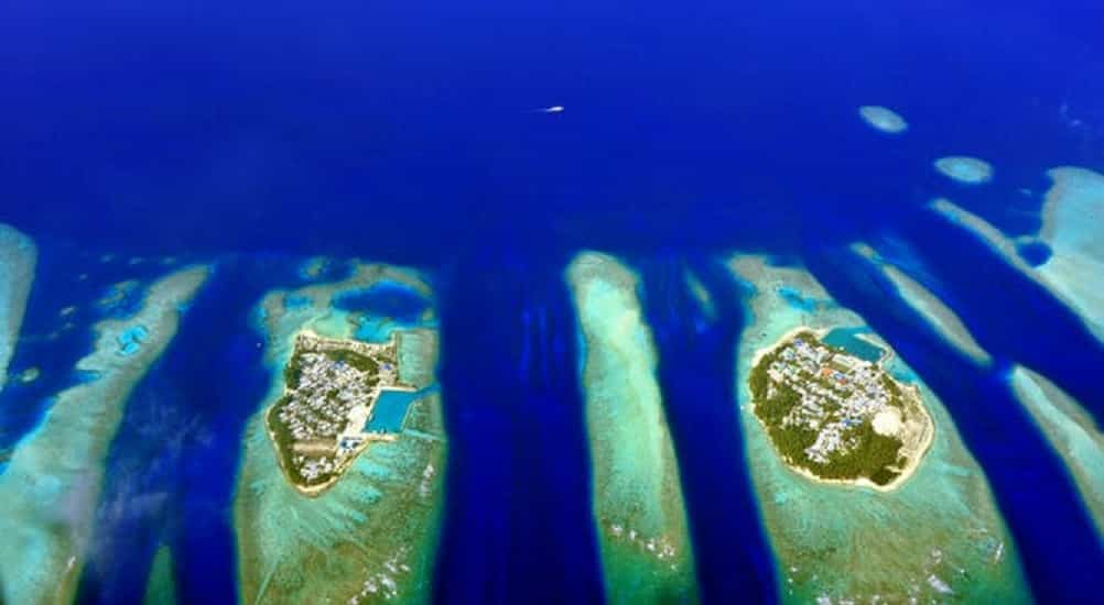 Las islas de coral, amenazadas por la subida del nivel del mar debida al cambio climático