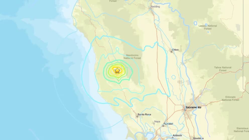 Terremoto de magnitud 5,6 sacude el norte de California