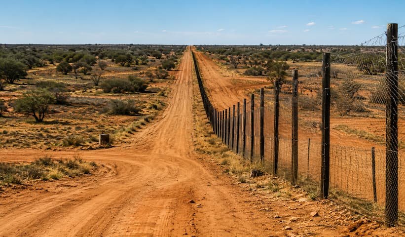 La barrera de Australia que intentó frenar una invasión de conejos