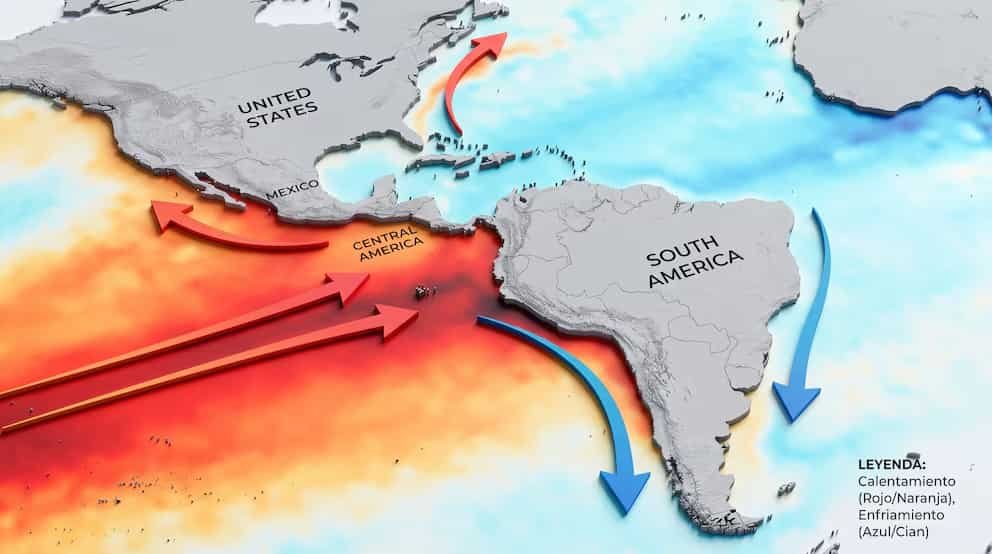 El Niño y la Niña del Atlántico frenan los huracanes en 2026