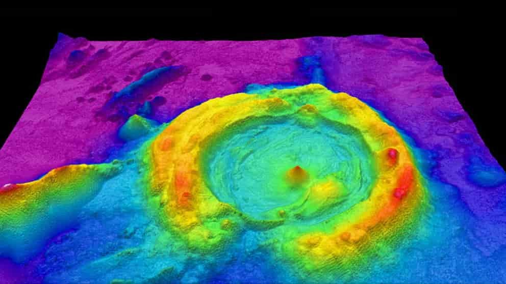 IA revela 73 calderas volcánicas ocultas bajo el mar