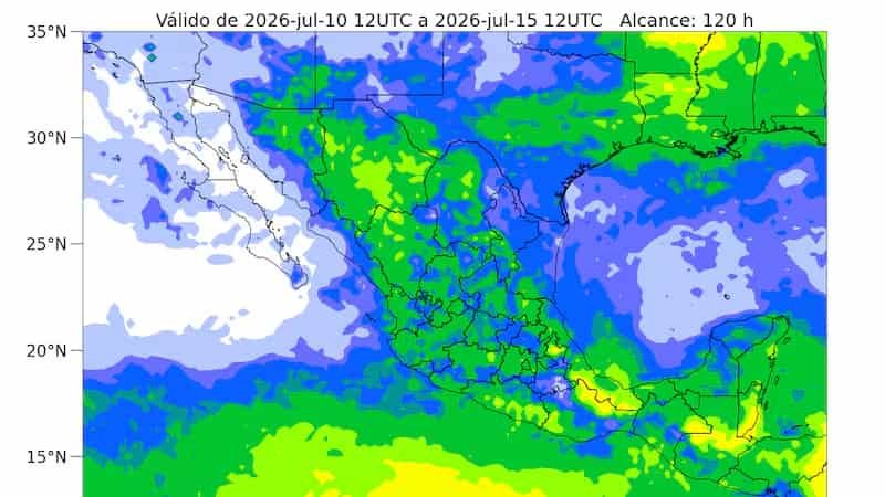 México enfrentó lluvias intensas, granizo y vientos de hasta 70 km/h