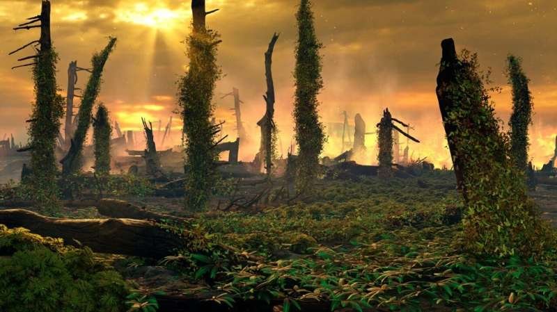 Incendios arrasaron Europa durante la extinción del Triásico