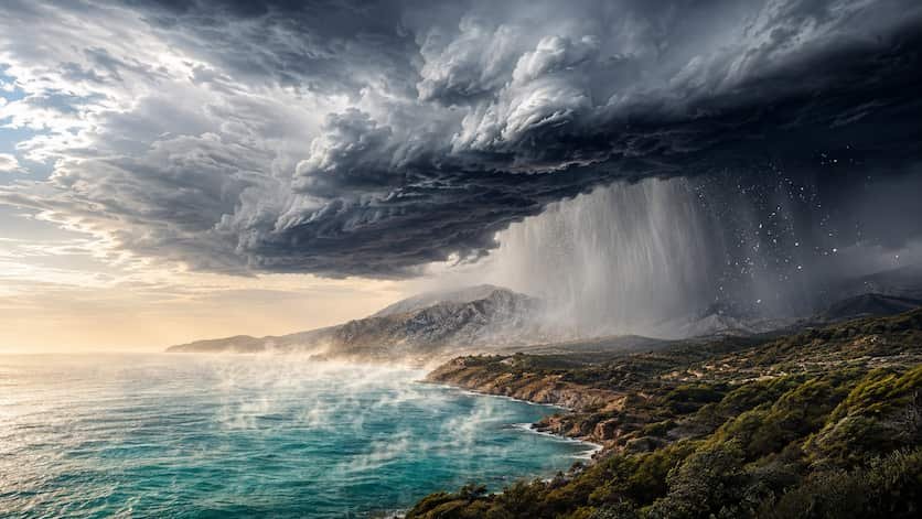 España: el Mediterráneo cálido amplifica lluvias y granizo