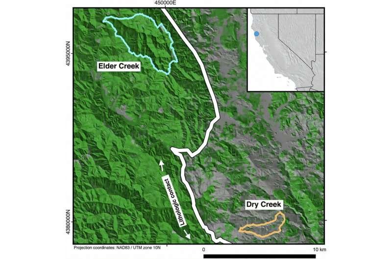 El riego de cannabis reduce el caudal de arroyos en California