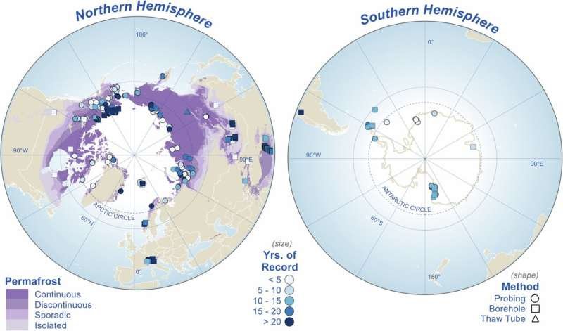 El deshielo del permafrost se acelera a escala mundial