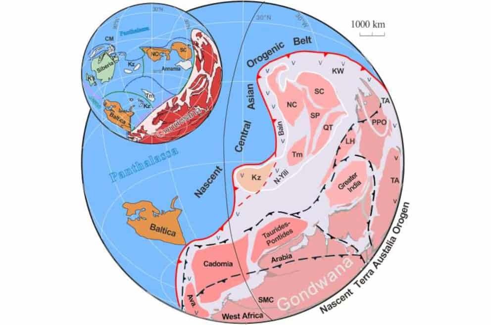 Gondwana fue más extenso de lo que mostraban los mapas