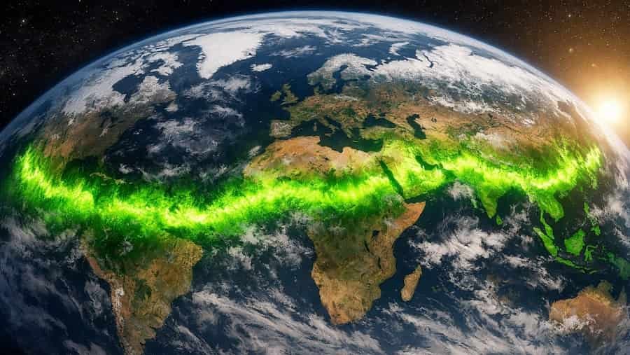 La onda verde del planeta acelera su avance al noreste