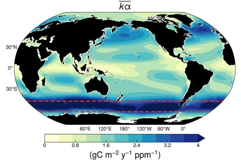 El océano Austral podría pasar de sumidero a fuente de carbono