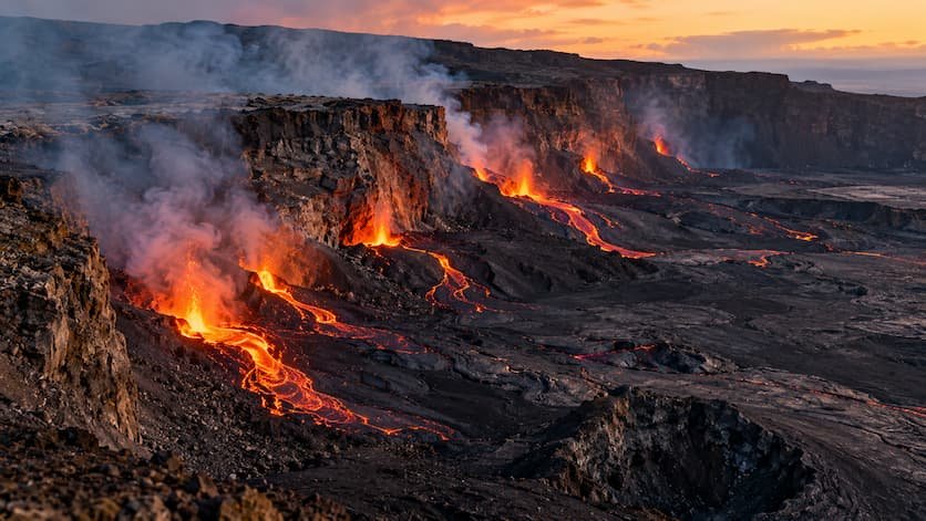 Seis nuevas fisuras en el Kilauea revelan cómo asciende el magma