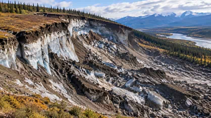 Canadá: descubren un nuevo tipo de deslizamiento del permafrost