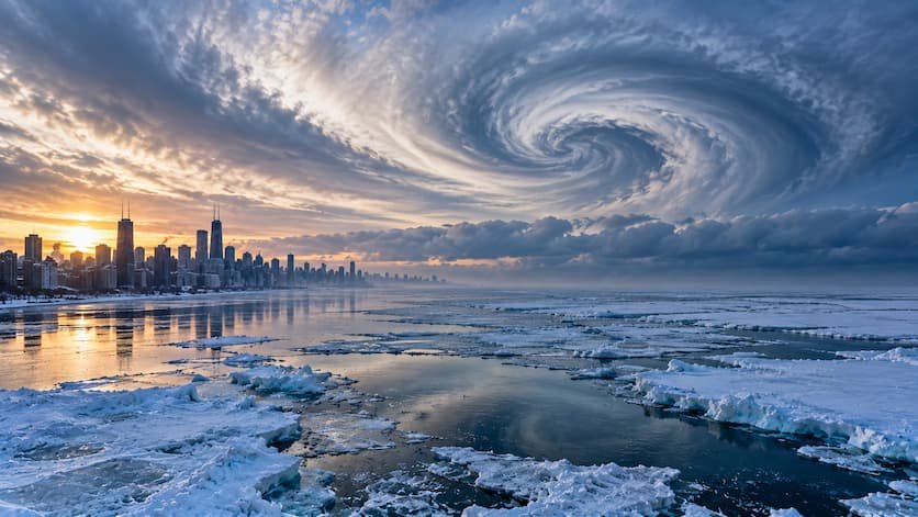 Una inteligencia artificial detecta señales de cambios en el vórtice polar