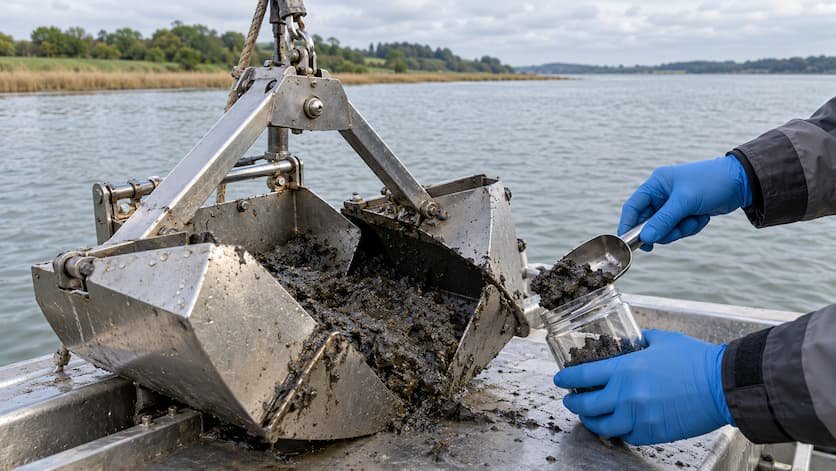 Alemania estima el plástico oculto en los sedimentos del Schlei