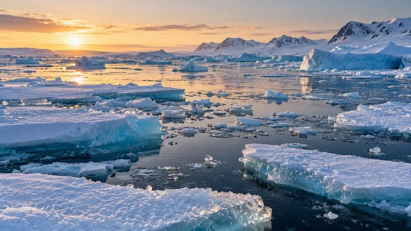 El Ártico podría perder un millón de km² más de hielo invernal