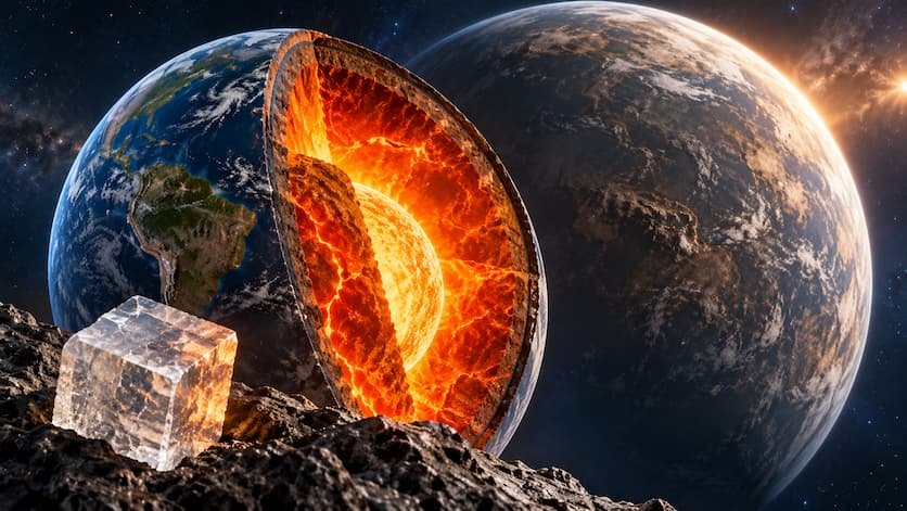 Un mineral del manto terrestre desafía las teorías sobre su interior