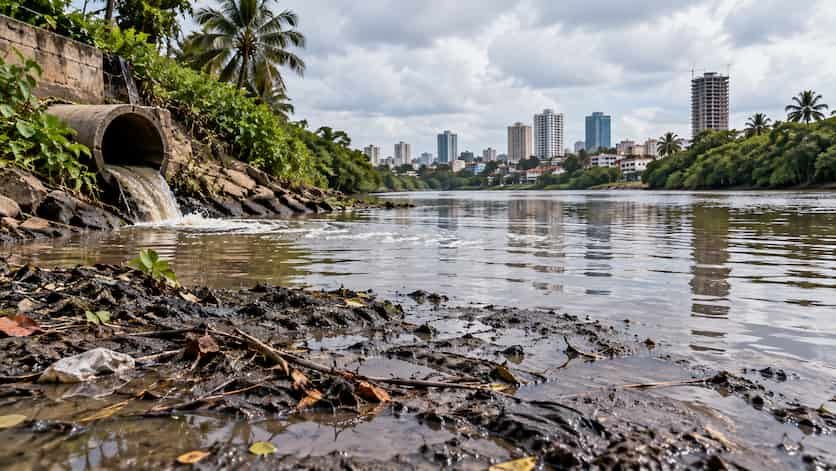 Las aguas residuales dejan una huella persistente en ríos de Tanzania