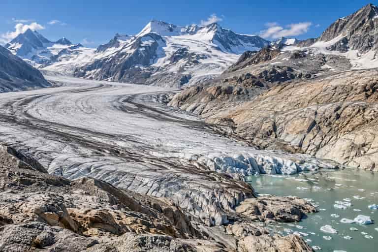 Los glaciares de Suiza pierden otro 5,5 % de su hielo en 2026